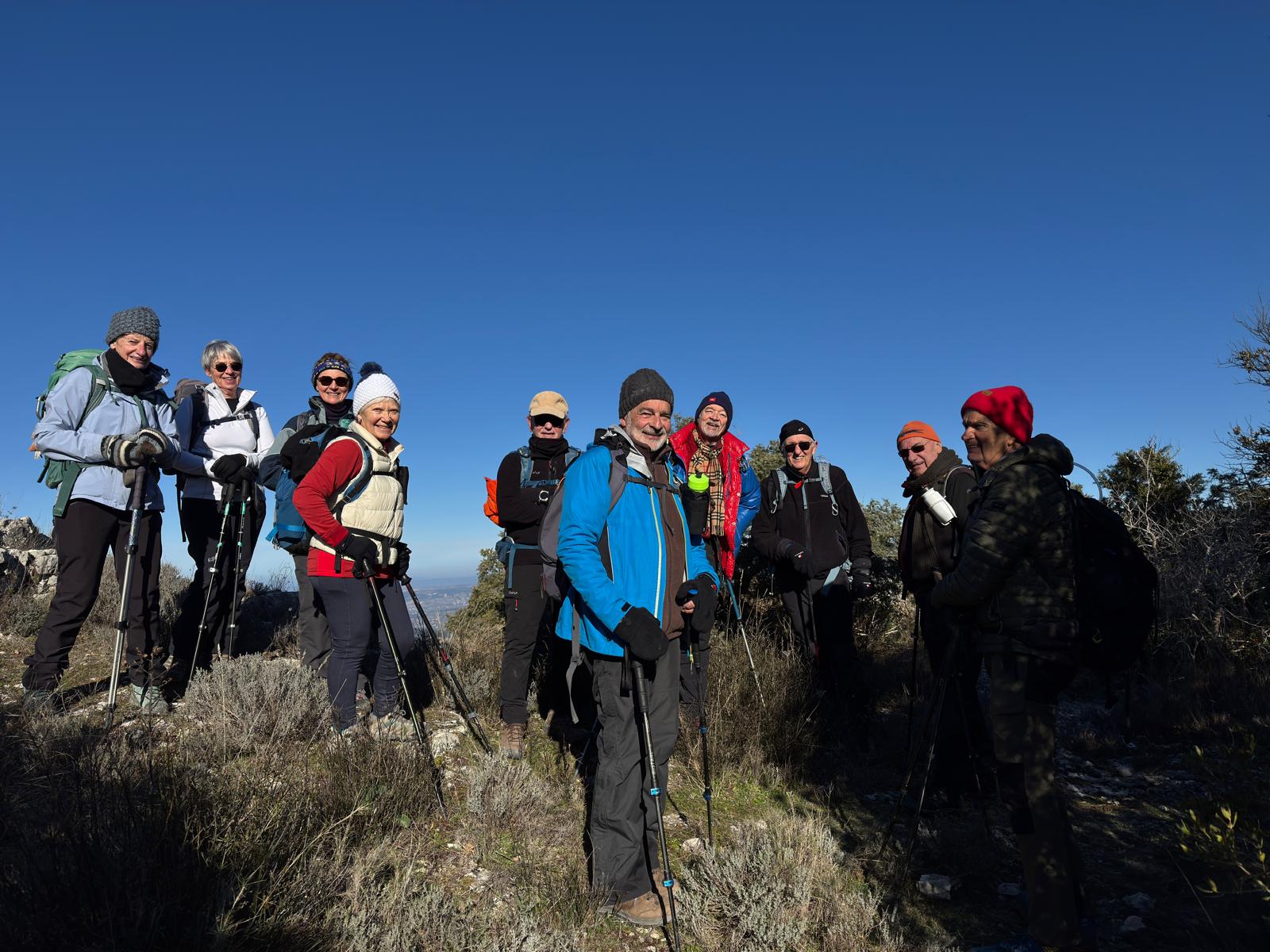 Crestet 7/1/2026 La 1ère "Belle Rando" 2026 !